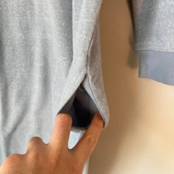 ATM Anthony Thomas Melillo 3/4 Sleeve Sweatshirt Dress with Pockets Size Small - Picture 9 of 9